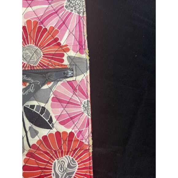 Vera Bradley Retired 2014  Cherry Blossom Pink & Gray Floral Tri-Fold‎ Wallet - Picture 10 of 11